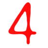 🤍 Эмодзи «red and white font» для Telegram