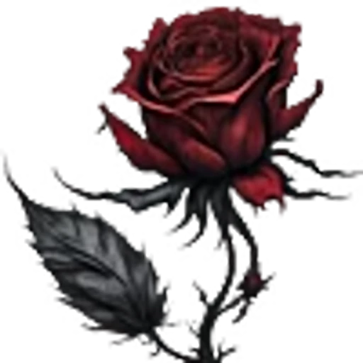 🌹 Эмодзи «red&black» для Telegram