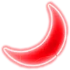 🌒 Эмодзи «red & black» для Telegram