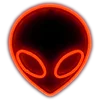 👽 Эмодзи «red & black» для Telegram