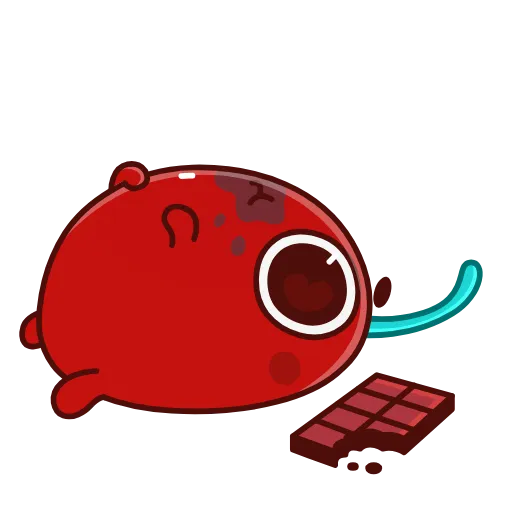 🍫 Стикер «Red Cherry» для Telegram