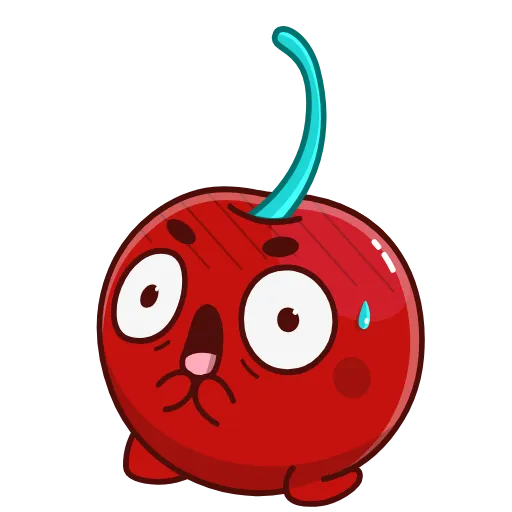 😱 Стикер «Red Cherry» для Telegram
