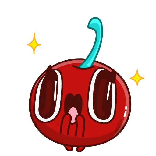 👌 Стикер «Red Cherry» для Telegram