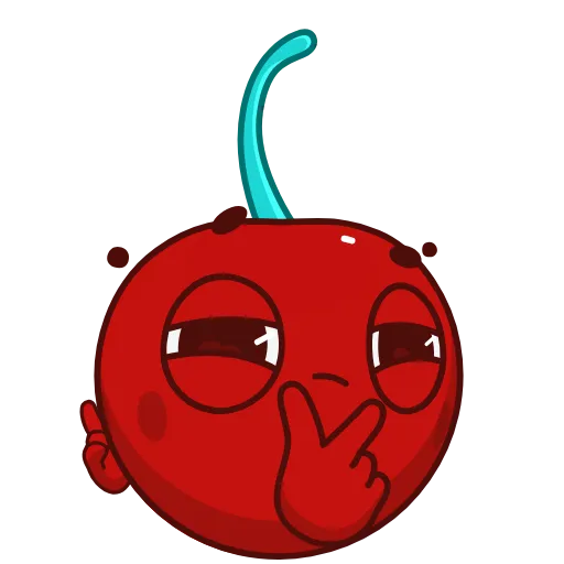 🤔 Стикер «Red Cherry» для Telegram