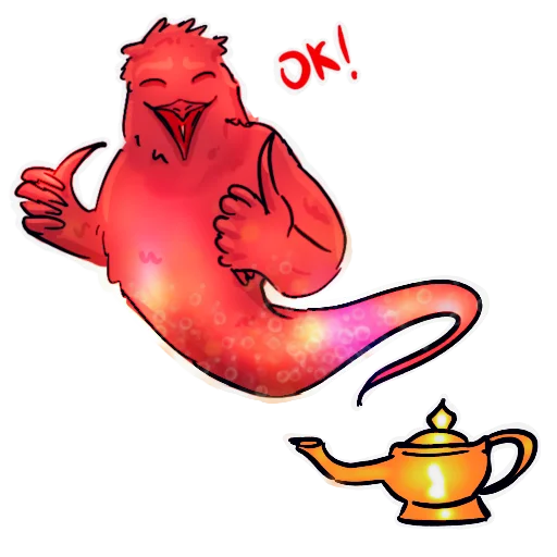 👌 Стикер «Red crow» для Telegram