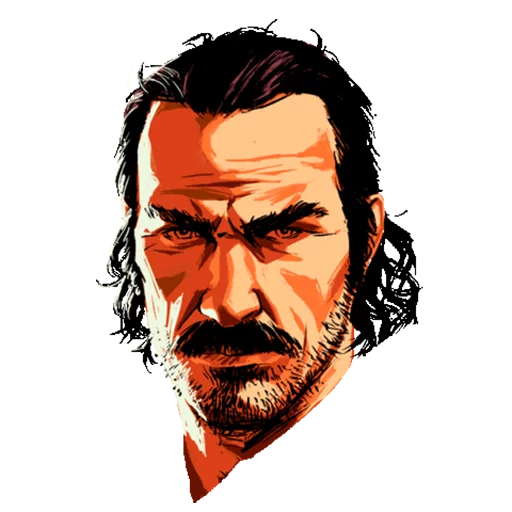 🎭 Стикер «RED DEAD REDEMPTION 2» для Telegram