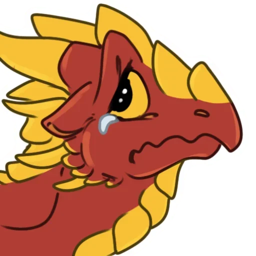 🤪 Стикер «Red Dino» для Telegram