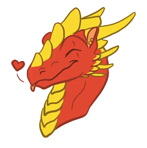 🤪 Стикер «Red Dino» для Telegram