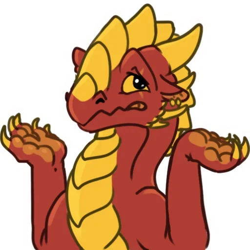 🤩 Стикер «Red Dino» для Telegram