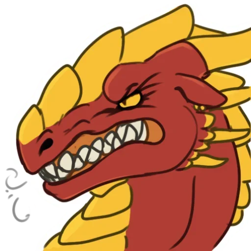 🤪 Стикер «Red Dino» для Telegram