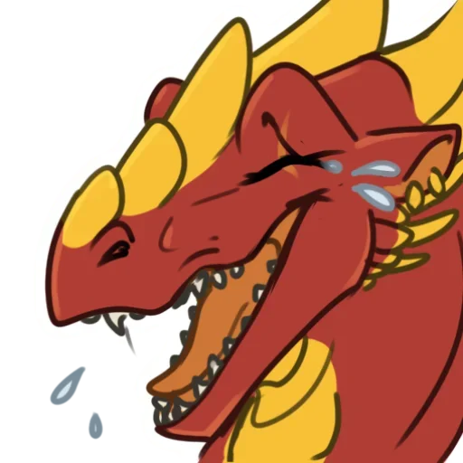 🤪 Стикер «Red Dino» для Telegram