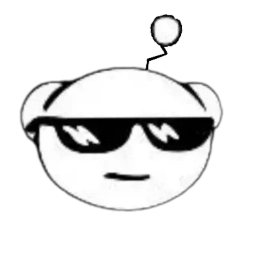👓 Стикер «Reddit» для Telegram
