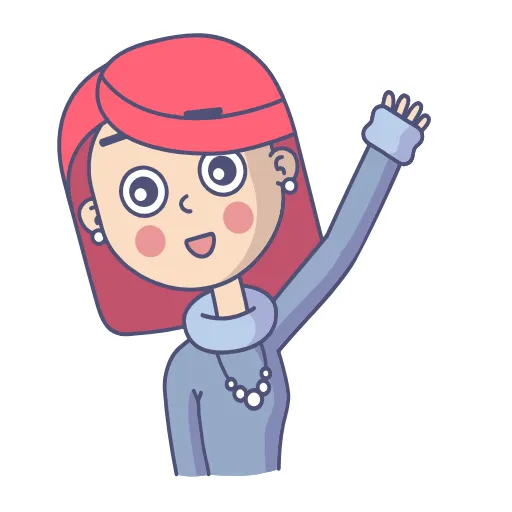 Стикерпак Red Elizabeth для Telegram