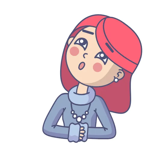 😂 Стикер «Red Elizabeth» для Telegram