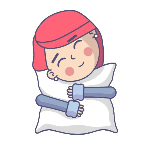 😴 Стикер «Red Elizabeth» для Telegram