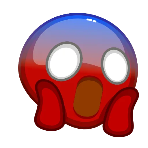 😱 Стикер «Red Emoji» для Telegram