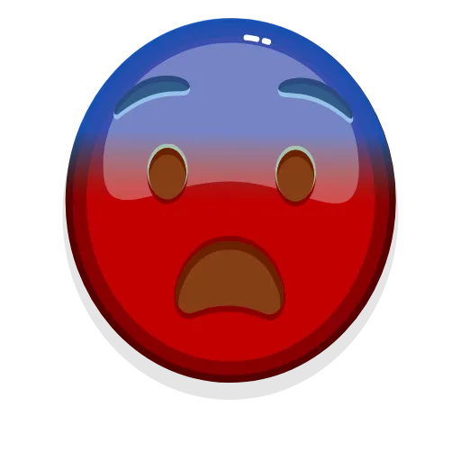 😨 Стикер «Red Emoji» для Telegram