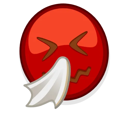 🤧 Стикер «Red Emoji» для Telegram