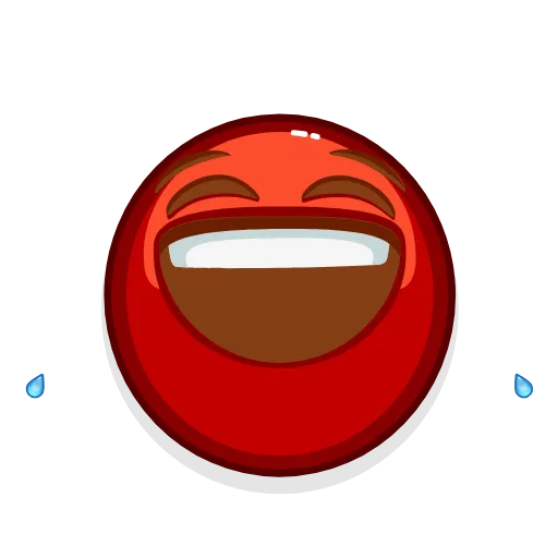 😂 Стикер «Red Emoji» для Telegram