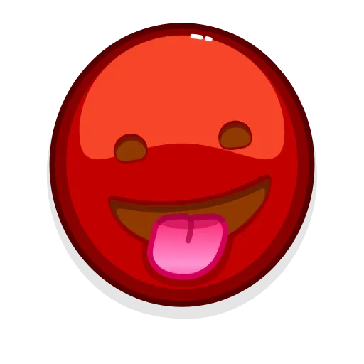 😛 Стикер «Red Emoji» для Telegram
