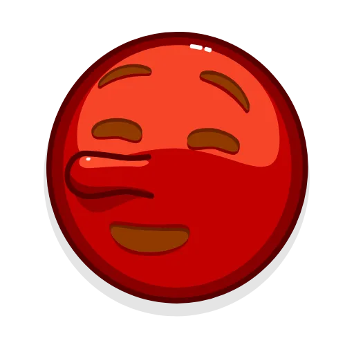 🤥 Стикер «Red Emoji» для Telegram