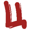 Стикер 25 redfont