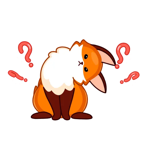 ❓ Стикер «Red Fox» для Telegram