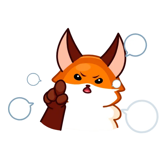 🤬 Стикер «Red Fox» для Telegram