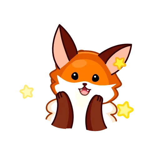 👏 Стикер «Red Fox» для Telegram