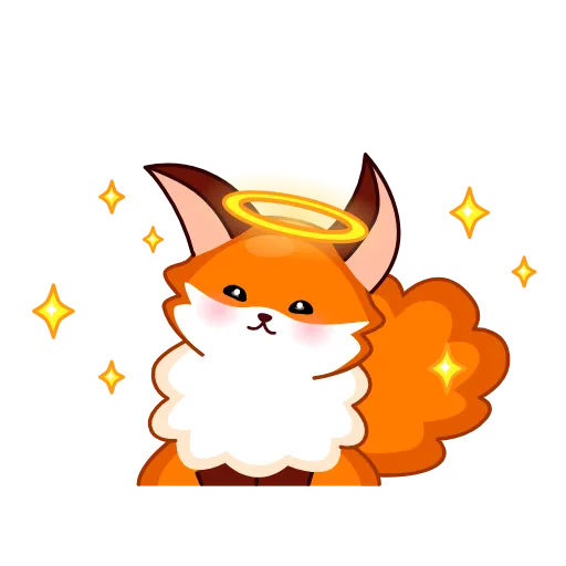 😈 Стикер «Red Fox» для Telegram