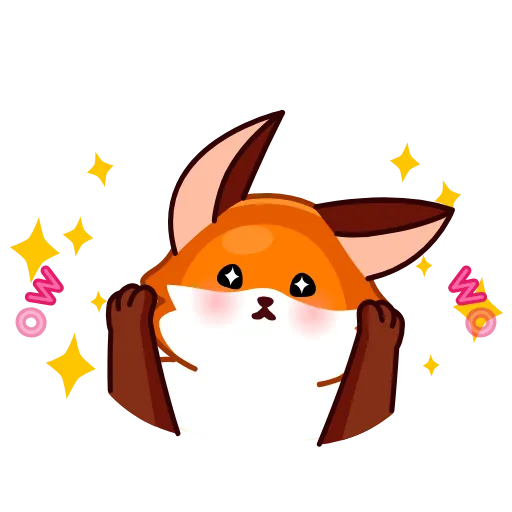 🤩 Стикер «Red Fox» для Telegram