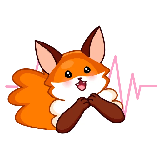 😍 Стикер «Red Fox» для Telegram