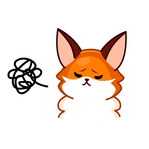 🤦‍♀️ Стикер «Red Fox» для Telegram