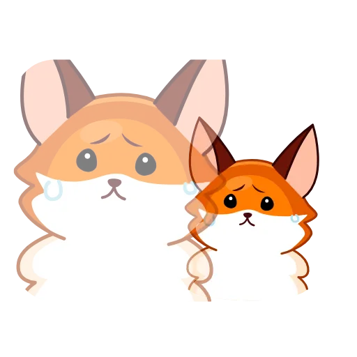 😰 Стикер «Red Fox» для Telegram