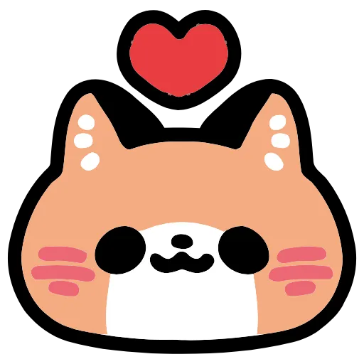 ❤️ Эмодзи «Foxcat» для Telegram