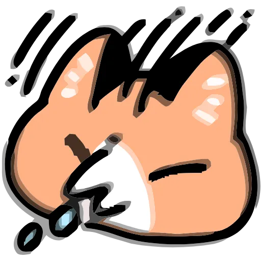 🤧 Эмодзи «Foxcat» для Telegram