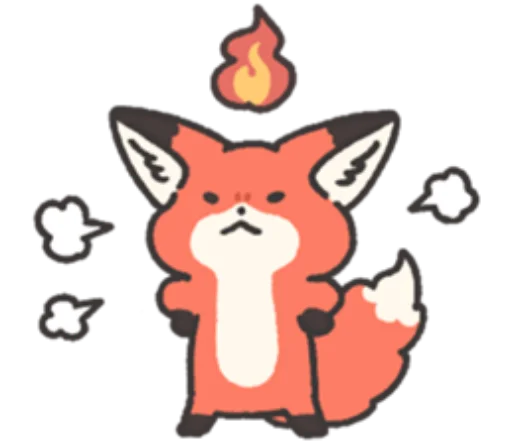 😡 Стикер «RedFox 2» для Telegram