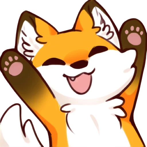 🙌 Стикер «Red Fox» для Telegram