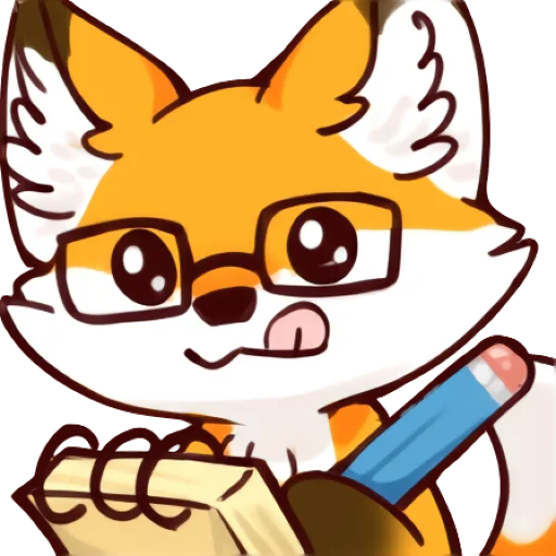 📝 Стикер «Red Fox» для Telegram