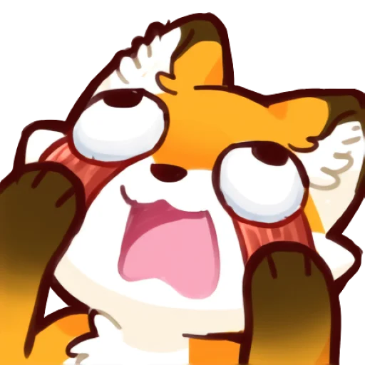😤 Стикер «Red Fox» для Telegram