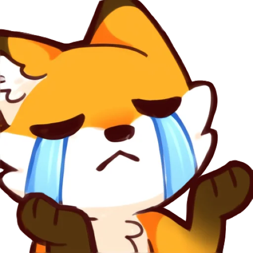 😭 Стикер «Red Fox» для Telegram