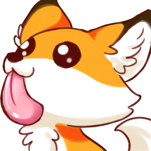 👅 Стикер «Red Fox» для Telegram