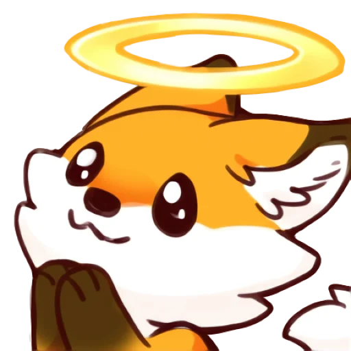 😇 Стикер «Red Fox» для Telegram