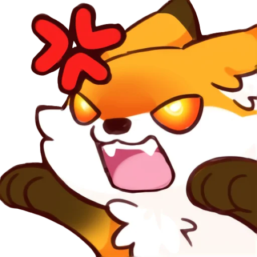 💢 Стикер «Red Fox» для Telegram