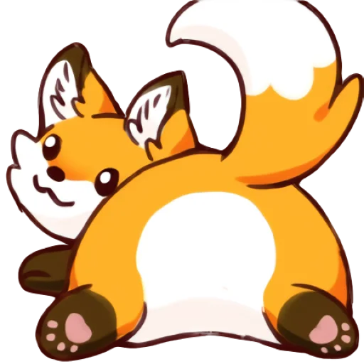🍑 Стикер «Red Fox» для Telegram