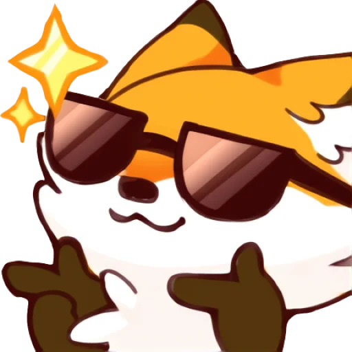 😎 Стикер «Red Fox» для Telegram