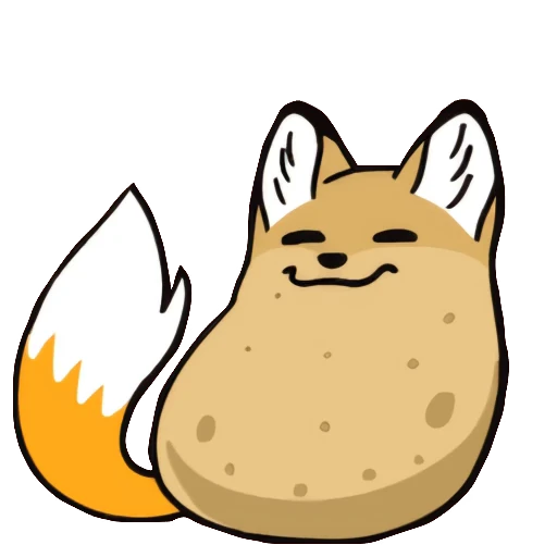 🥔 Стикер «Red Fox» для Telegram