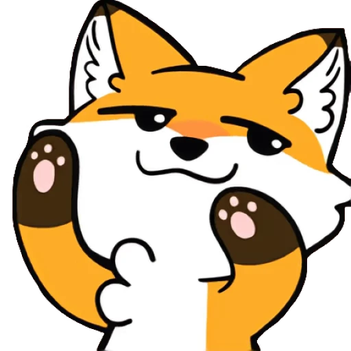 Стикерпак Red Fox для Telegram