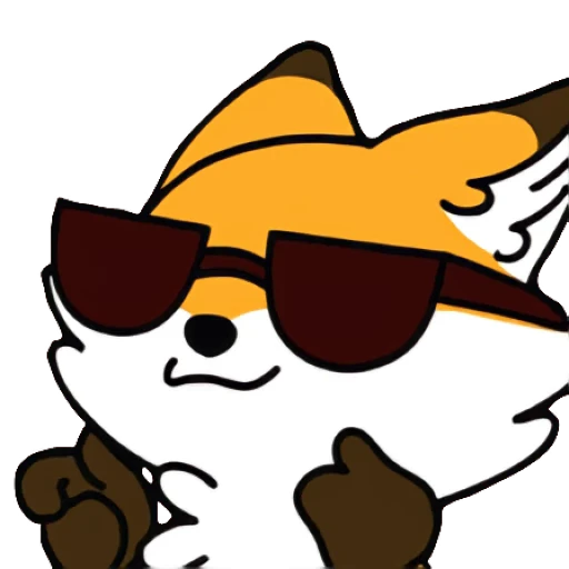 😎 Стикер «Red Fox» для Telegram