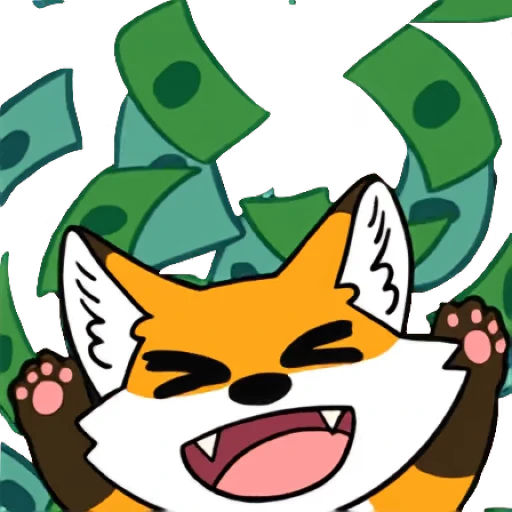 🤑 Стикер «Red Fox» для Telegram